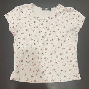 floral crop top